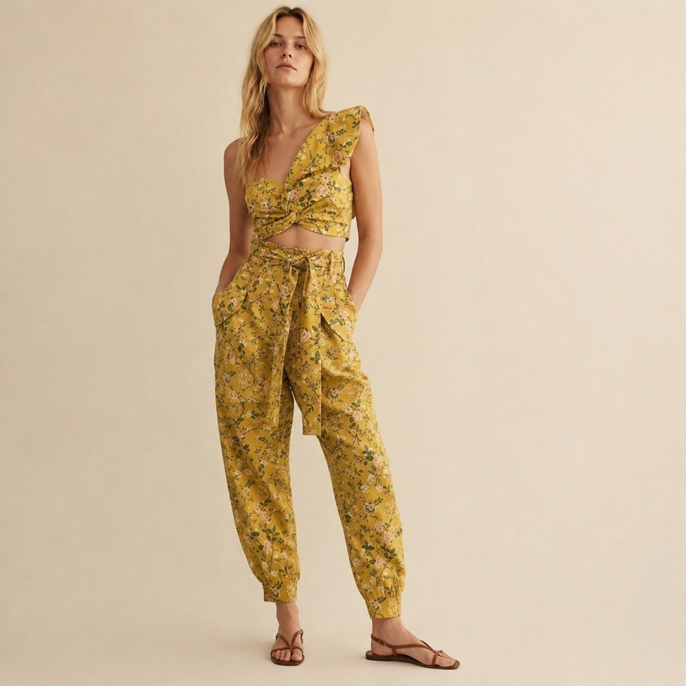 AMUR Hemp Floral Matching Set Sz 6 NWT